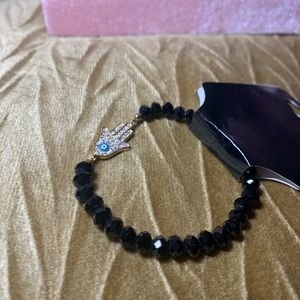 Hand beaded bracelet.